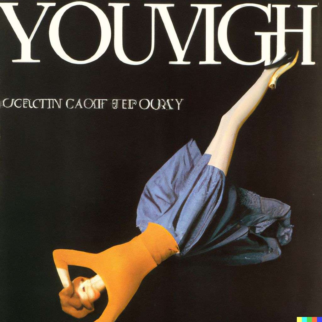 the discovery of gravity, front cover of Vogue, 1990